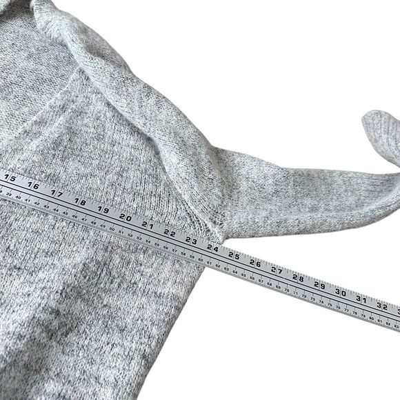 Free People Santa Cruz Maxi Cardigan Sweater Women’s XS Gray Alpaca Blend Long - Picture 9 of 11